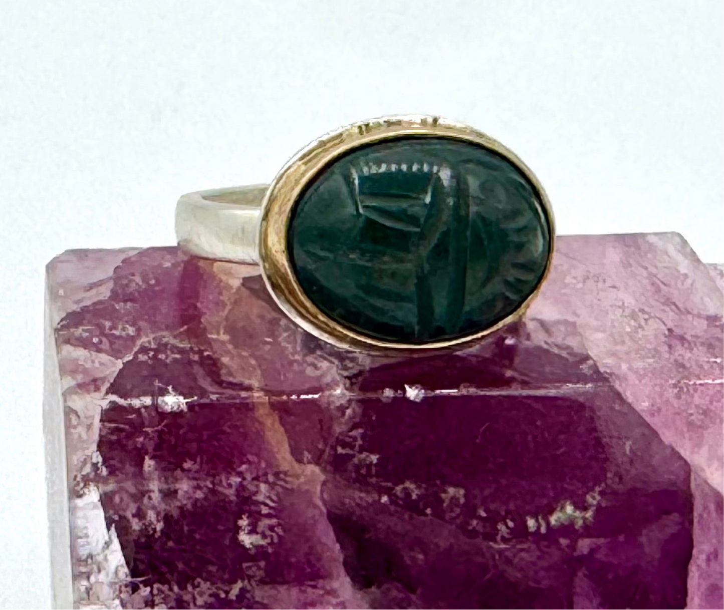 Scarab Ring Sz. 7