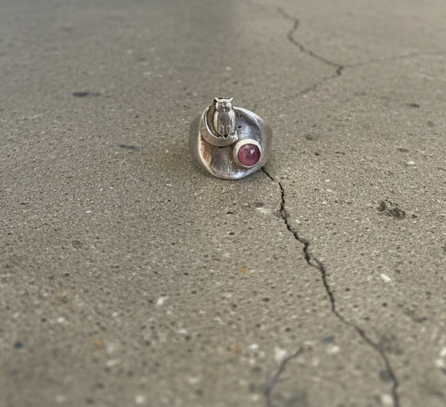 Owl Signet Ring