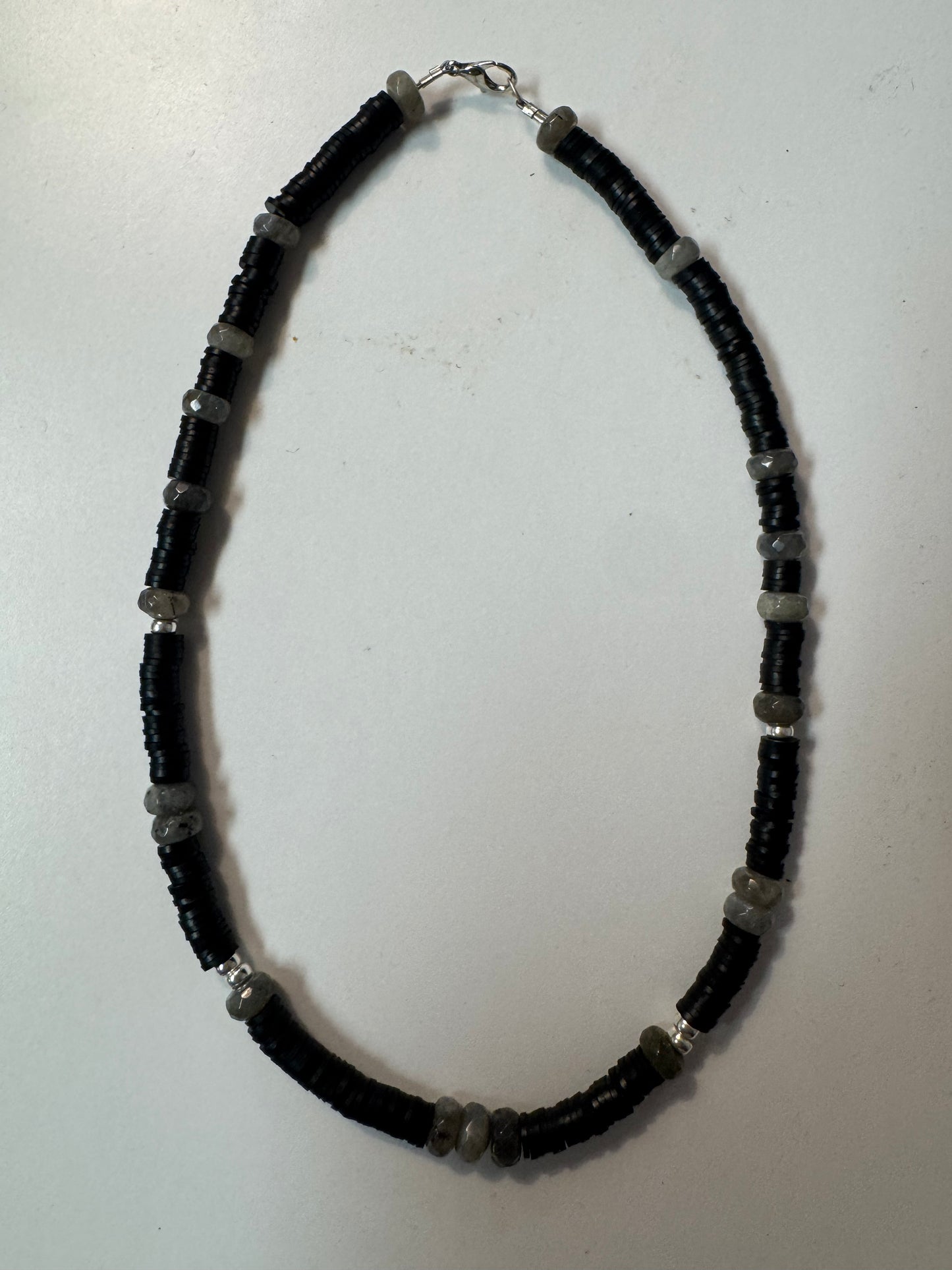 Labradorite beaded necklace