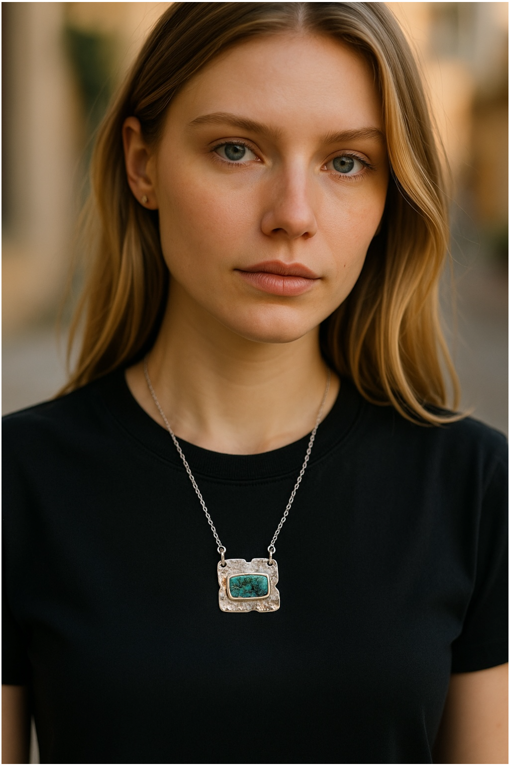 Fleur de Aria Turquoise Necklace