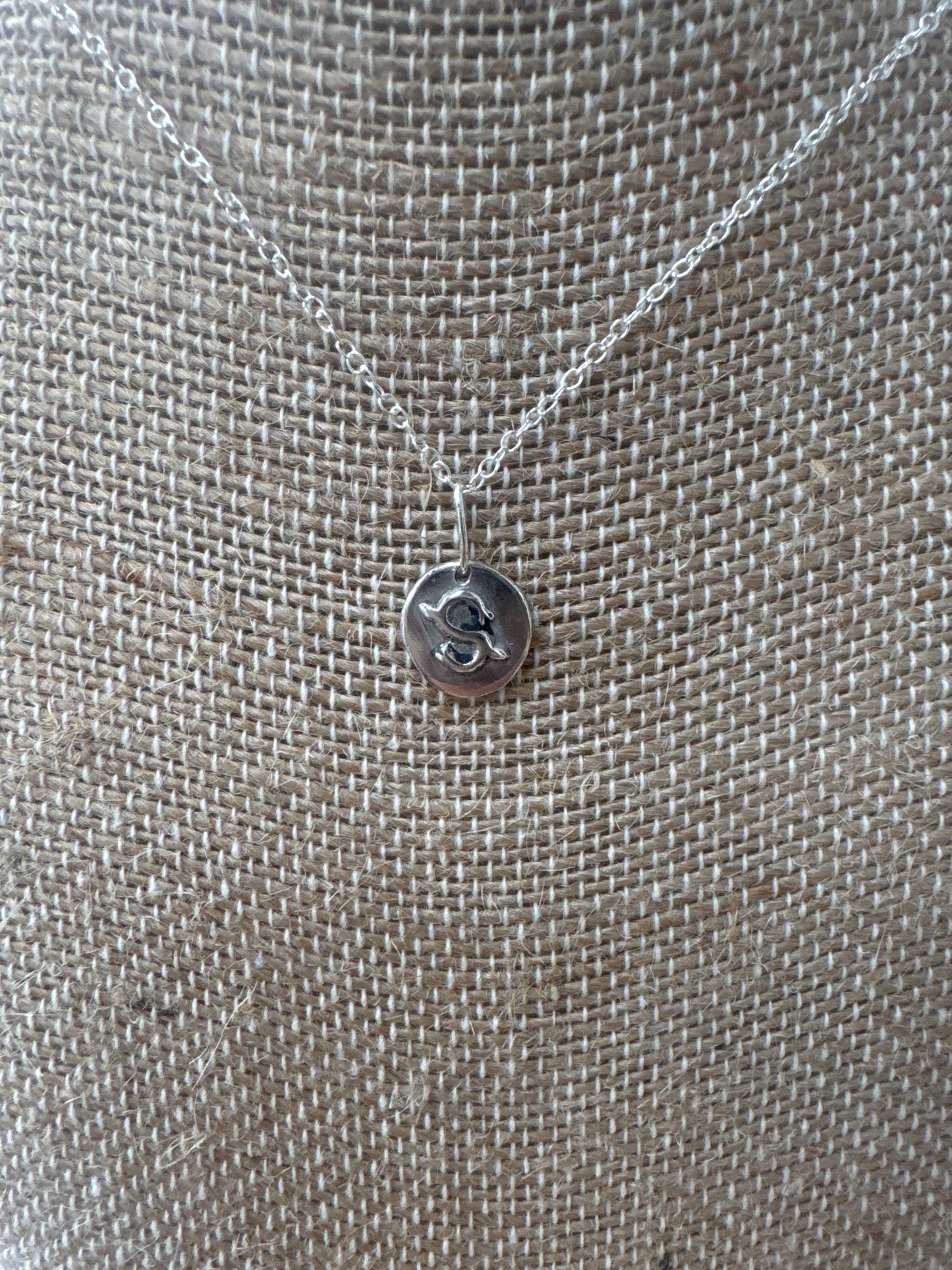 Initial necklace