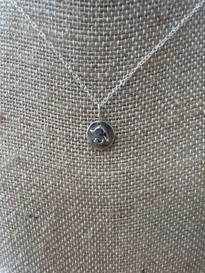 Initial necklace