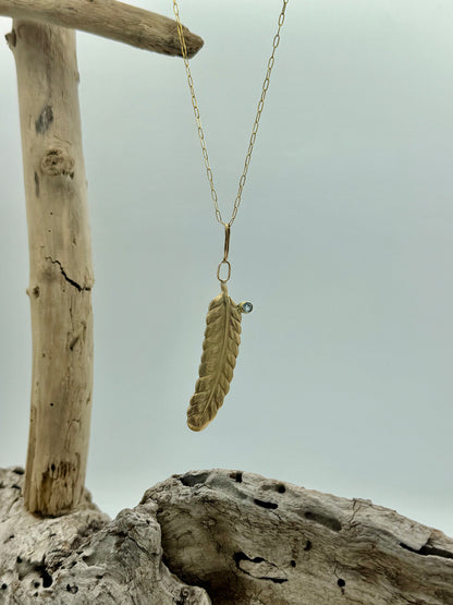 Celeste Leaf  Necklace