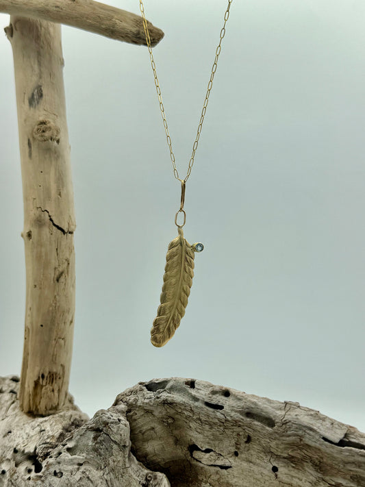 Celeste Leaf  Necklace