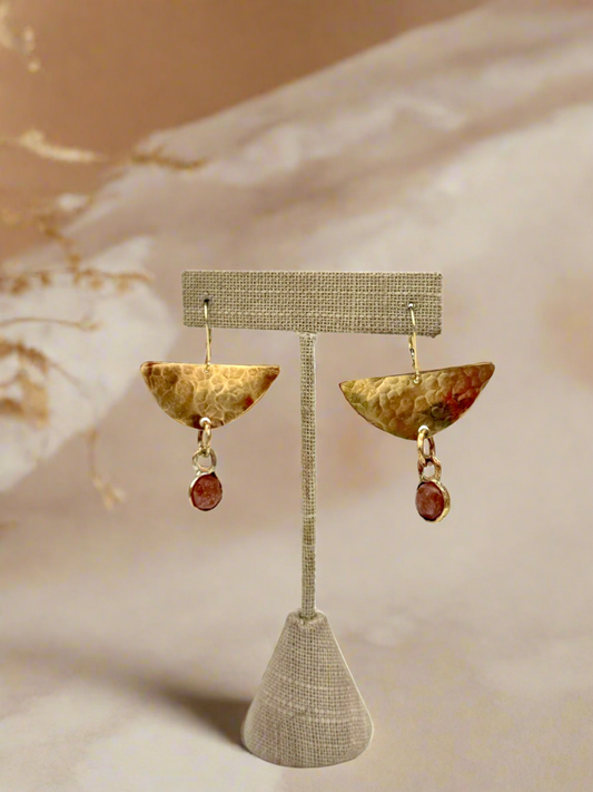 Golden hour earring