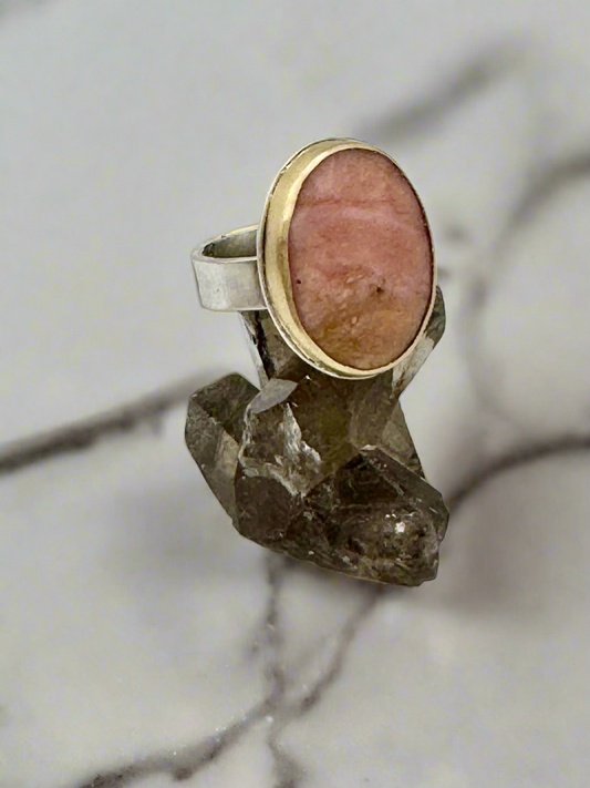 Pink Opal Sz. 7 3/4