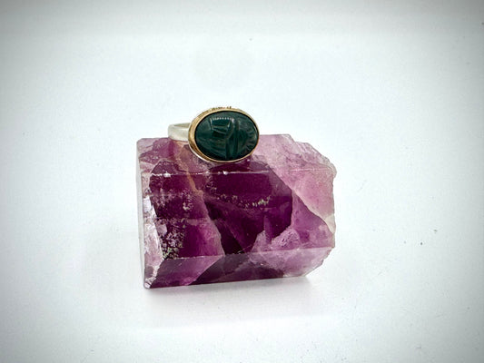Scarab Ring Sz. 7