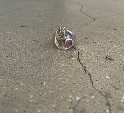 Owl Signet Ring