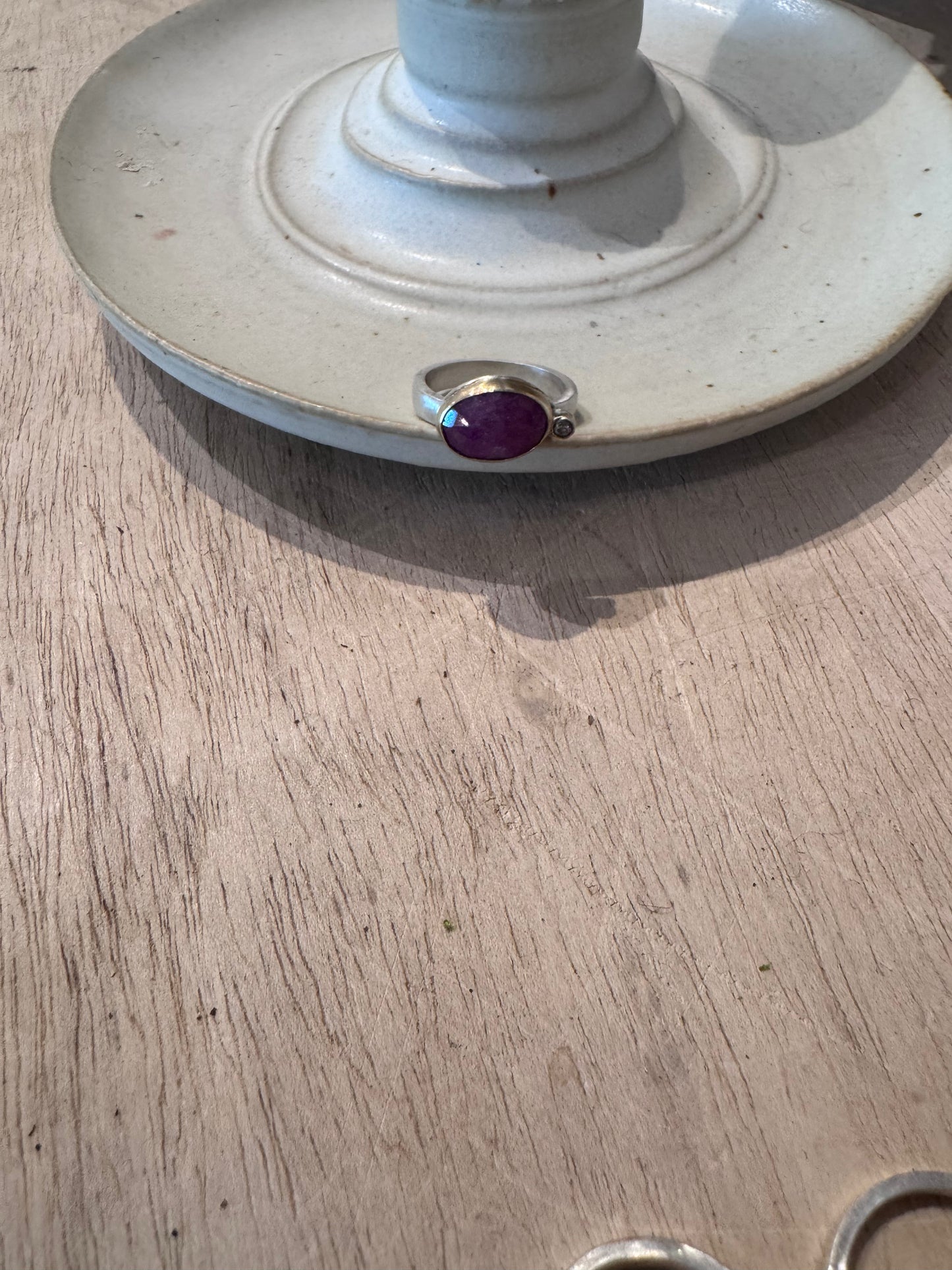 Ruby 14k&.925 ring