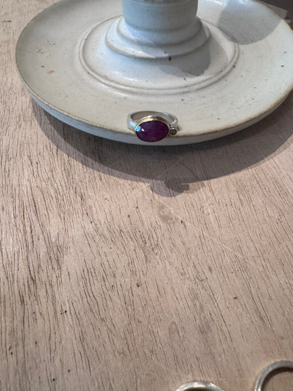 Ruby 14k&.925 ring