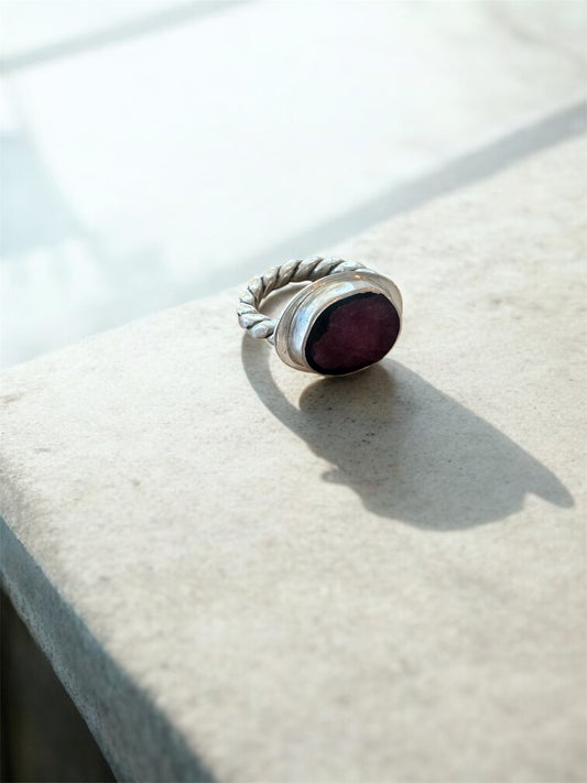 Slice of Ruby Ring Sz.8